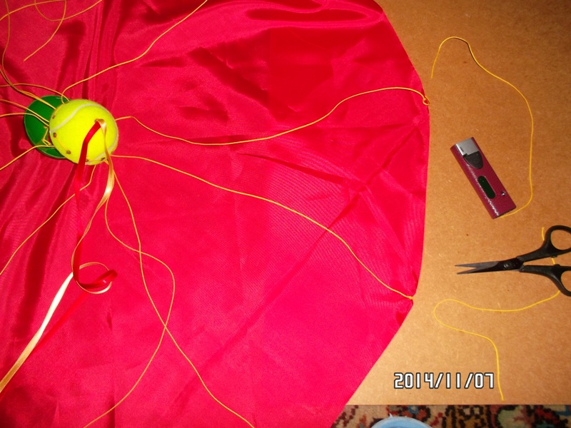 New Project: Build my own hand-thrown parachute toy